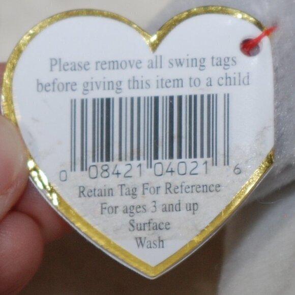 RETIRED Flash Dolphin Ty Beanie Baby 1993 Original 4th/4th gen tags - Picture 9 of 10